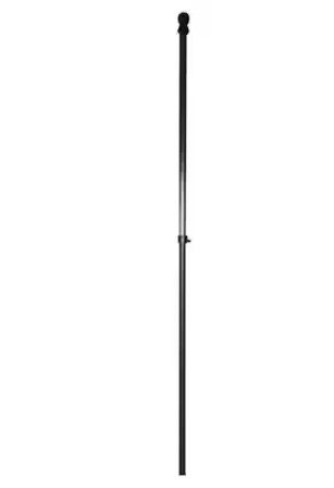 Photo 1 of 12 pack
Rain or Shine 5.75-ft Black Metal House Flag Pole
