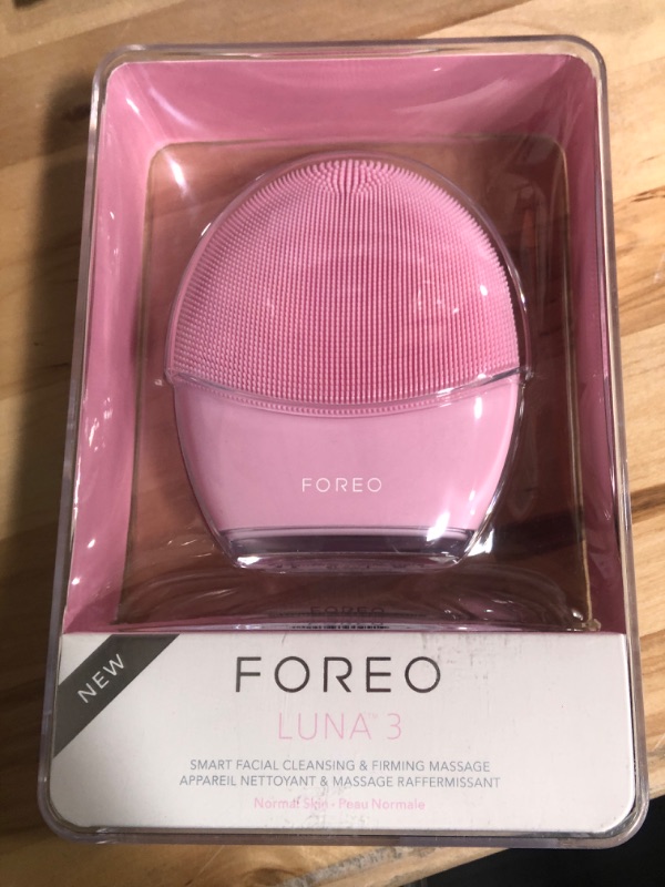 Photo 2 of FOREO bundle: LUNA 3 Facial Cleansing Brush for Normal Skin, UFO mini Smart Mask Treatment Device, Call It A Night UFO Activated Mask 7-pack