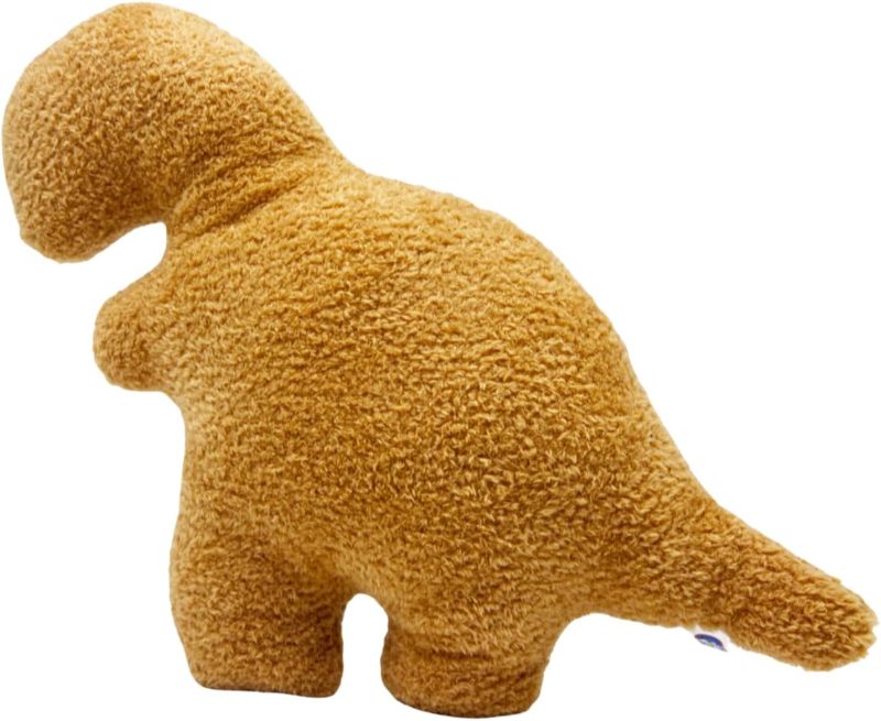 Photo 1 of BEGA TOYS Dino Chicken Nugget Plush - Tyran Rex 24" Dino Nugget Pillow - Soft Stuffed Animal Pillow for Cute Room Decor - Fun Chicken Nuggets Theme - Unique Present for Kids and Adults 24" Tyran Rex