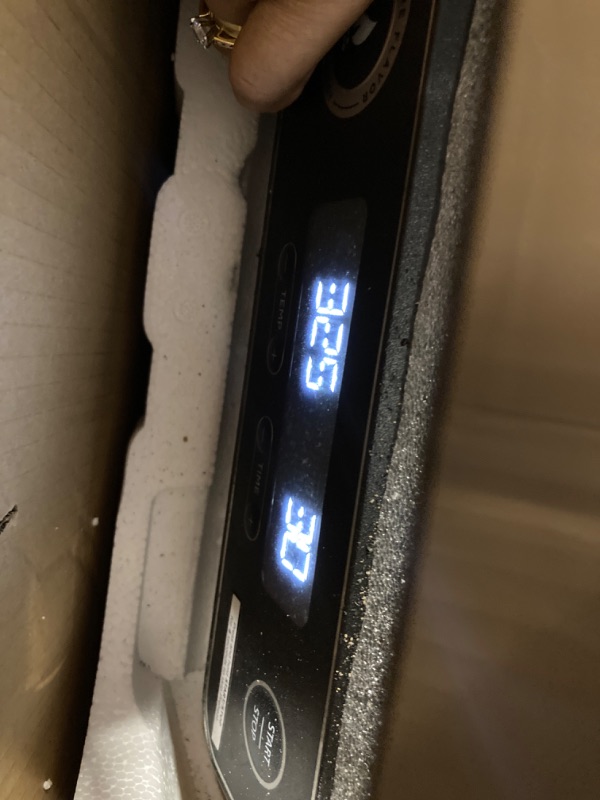 Photo 8 of Ninja OG751 Woodfire Pro Outdoor Grill with Built-In Thermometer, 7-in-1 Master Grill, BBQ Smoker, & Outdoor Air Fryer Plus Bake, Roast, Dehydrate & Broil, Woodfire Technology, Weather-Resistant, Grey Smart Thermometer + Woodfire Grill