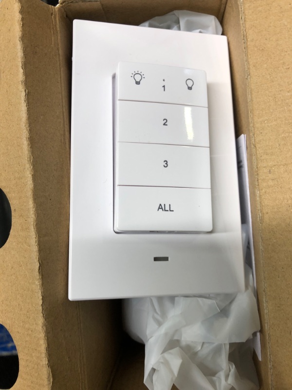 Photo 1 of DEWENWILS Remote Control Light Socket, Wireless Light Switch for Pull Chain Light Lamp Fixtures, 100FT Range, No Wiring Needed, ETL Listed(1 Wall Mounted Controller+3 Socket, Shorter Version)