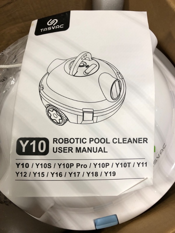 Photo 8 of  TASVAC Cordless Robotic Pool Cleaner, Automatic Pool Vacuum, 90 Mins Runtime, Powerful, Self-Parking, Lightweight, Ideal for Flat Above/In-Ground Pool up to 65 Feet/1100 Sq.Ft