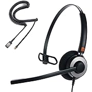 Photo 1 of IPD IPH-160 Phone Headset with Noise Cancelling Microphone for Office and Call Center -Compatible with Cisco landline Phones -7800/7900/8800/6945 Series, Interquartz and Altigen landline Phones