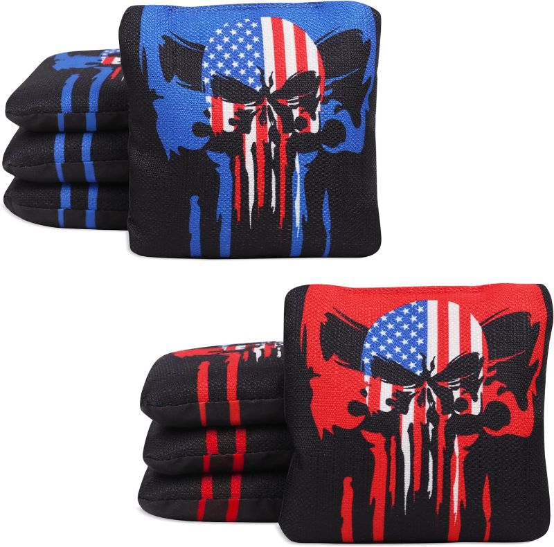 Photo 1 of 
JST GAMEZ Cornhole Bags Professional Grade Dual Sided Set of 8 Regulation Size 16 oz Includes Carry Bag