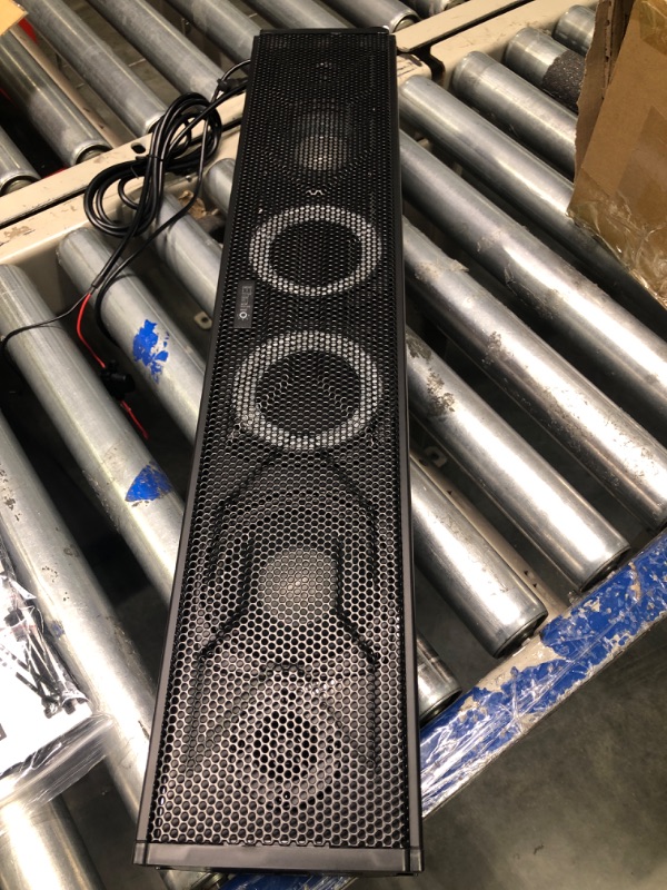 Photo 4 of Ehaho 25 Inch UTV Sound Bar, ATV SoundBar Bluetooth with RGB Lighting, Amplified Powersports SXS Sound Bar, Waterproof Golf Cart Sound Bar, UTV Speakers for Marine Polaris RZR Can-Am