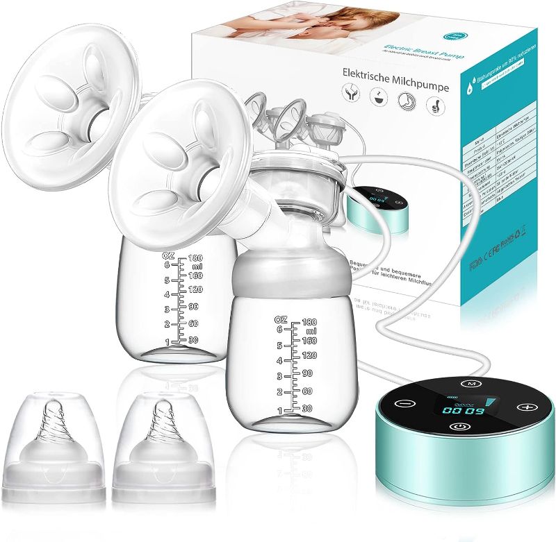 Photo 1 of ** missing power cord**
Electric Breast Pump, Breast Pump Electric Breastfeeding Pump 3 Modes 10 Levels Dual Rechargeable Nursing Double Breast Milk Pump Massage with Touchscreen LED BPA Free