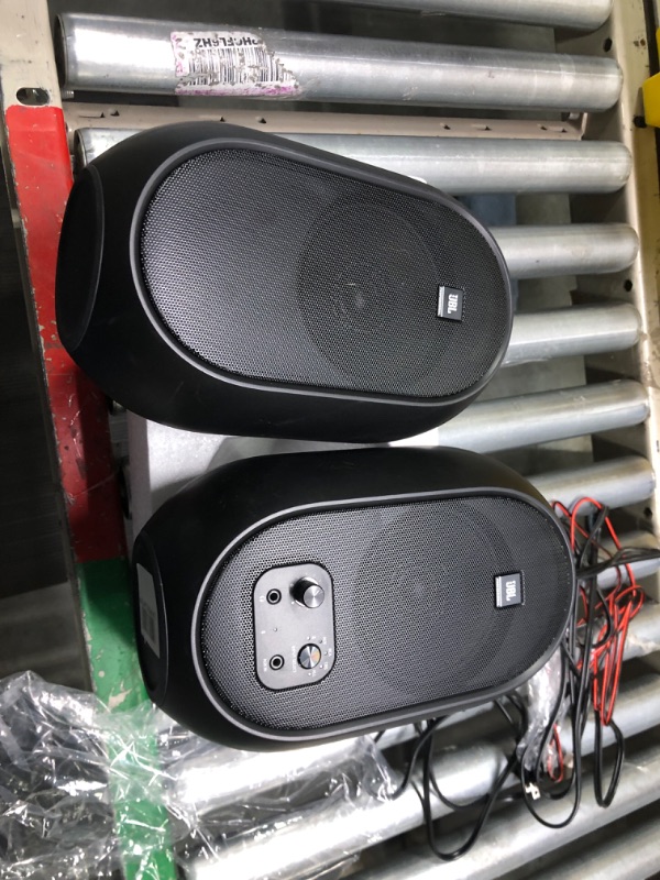 Photo 4 of ***NON FUNCTIONAL//SOLD AS PARTS*** 
JBL Professional 1 Series 104-BT Compact Desktop Reference Monitors with Bluetooth, Black, Sold as Pair 4.5-inch Speaker Pair