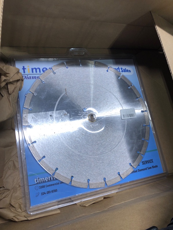 Photo 2 of 14 Concrete Saw Blade, Dry or Wet timeriver 14 Inch Diamond Blade Concrete, Hot Pressing Process, High Durability, 14 Masonry Blade for Cutting Masonry, Retaining Wall, Granite, Marble, Concrete.…
