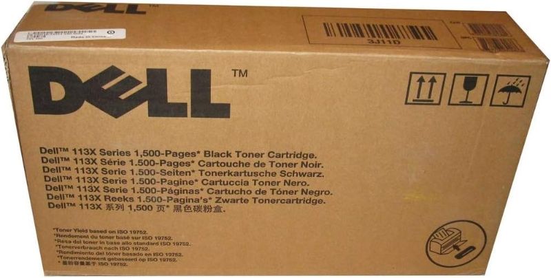 Photo 1 of Dell 3J11D Black Toner Cartridge 1130/1130n/1133/1135N Laser Printers