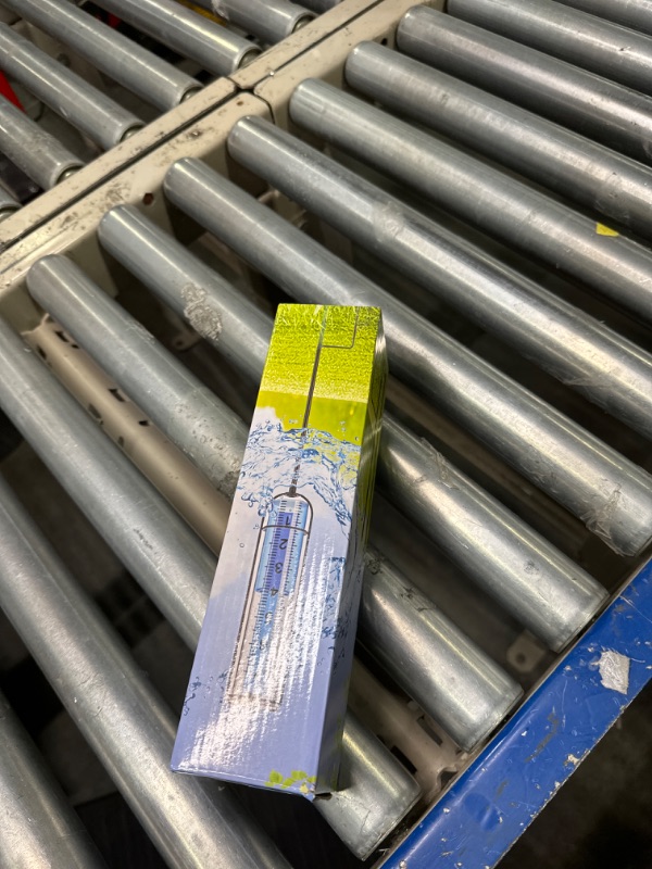 Photo 1 of Richene Rain Gauge Upgrade, 7" Freeze-Proof Glass Rain Gauge Outdoor, Large Clear Numbers and Adjustable Height - Stylish and Practical Rain Measuring Tool for Garden, Lawn, Patio, and Farm Use Large rain gauge