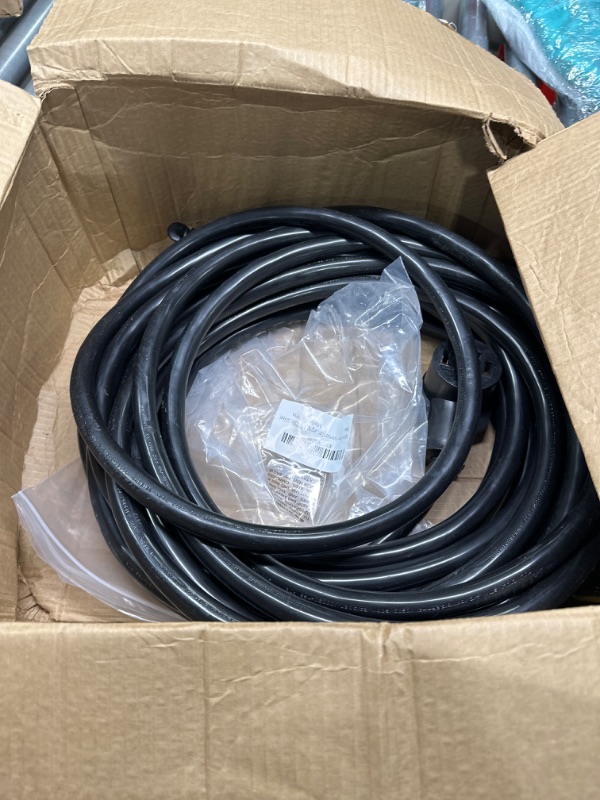 Photo 2 of Dryer Extension Cord 4 Prong, 30 Amp NEMA 14-30P to 14-30R Extension Cord for Dryer Power Extension and EV Charging, 125V/250V, 50 Feet 50 ft