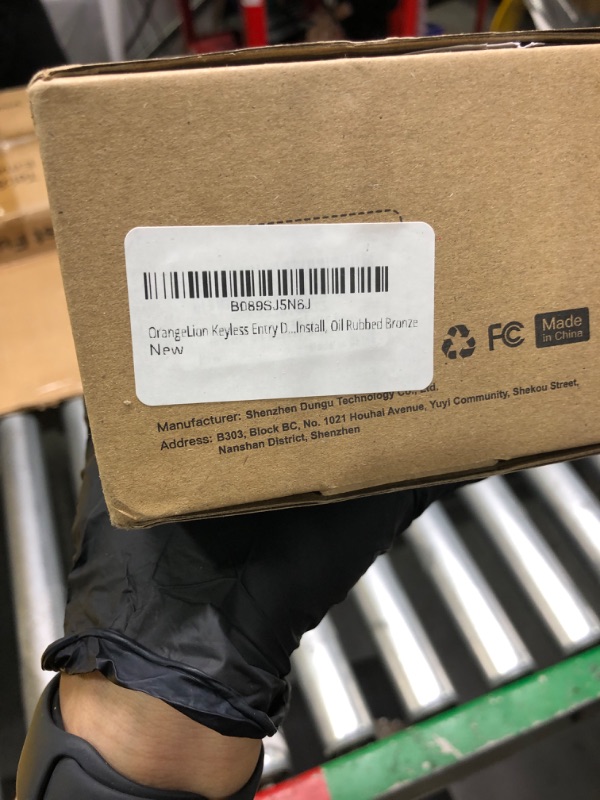 Photo 1 of ***FOR PARTS ONLY - ALL SALES ARE FINAL***
OrangeLion Keyless Entry Deadbolt Lock, Electronic Keypad Door Lock, Auto Lock, 1 Touch Locking, 20 User Codes, Easy to Install, Oil Rubbed Bronze
