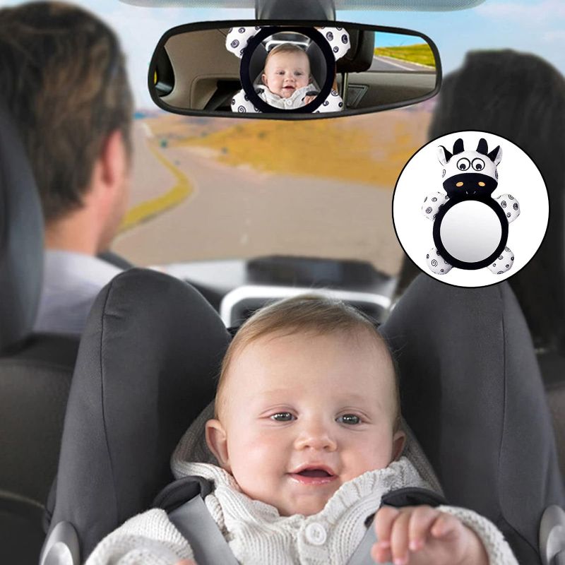 Photo 1 of Baby Observation Mirror Back View Mirror Rear Facing Mirror Direction, Cow