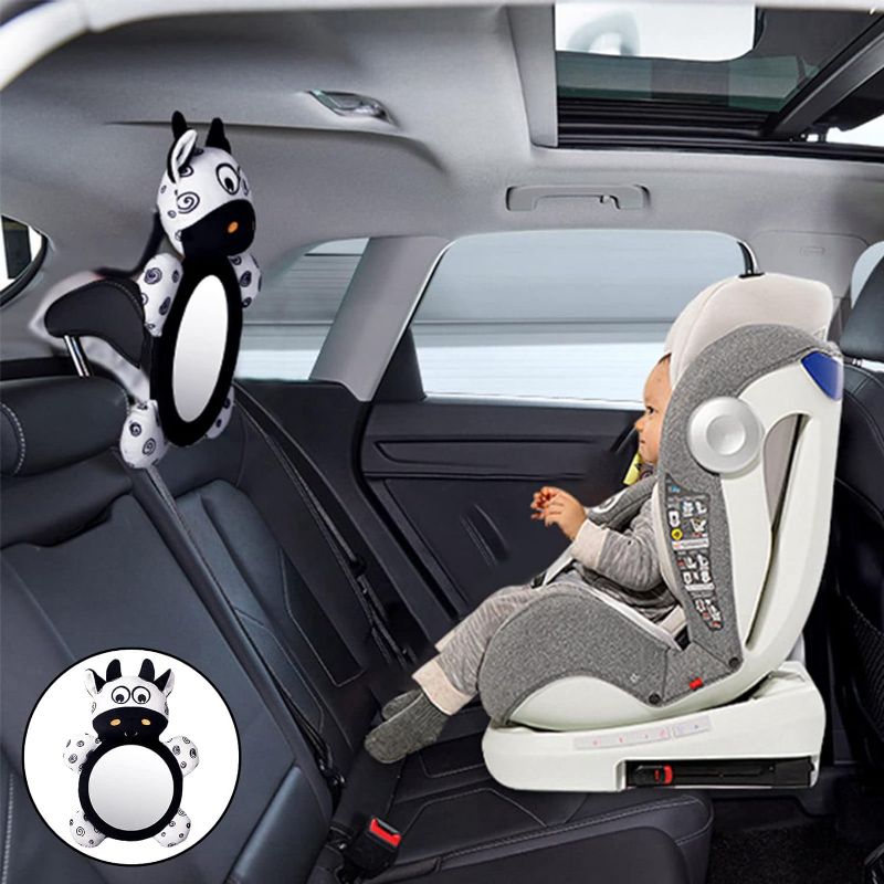 Photo 1 of Baby Observation Mirror Back View Mirror Rear Facing Mirror Direction, Cow