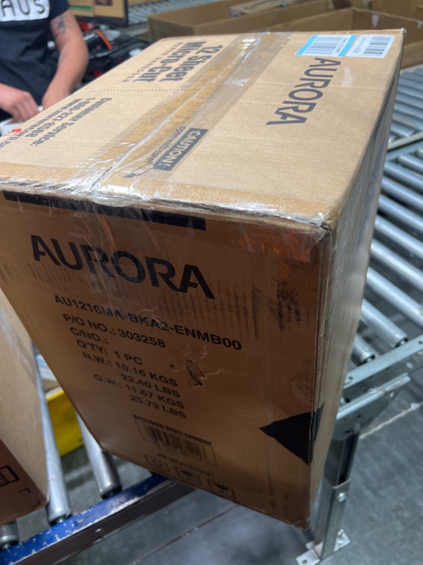 Photo 2 of **FOR PARTS**Aurora AU1210MA Professional Grade High Security 12-Sheet Micro-Cut Paper/ CD and Credit Card/ 60 Minutes Continuous Run Time Shredder