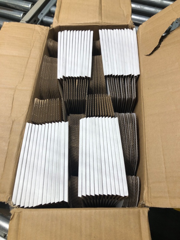 Photo 3 of HORLIMER 7x5x2 Small Shipping Boxes Set of 50, White Corrugated Cardboard Box Literature Mailer
