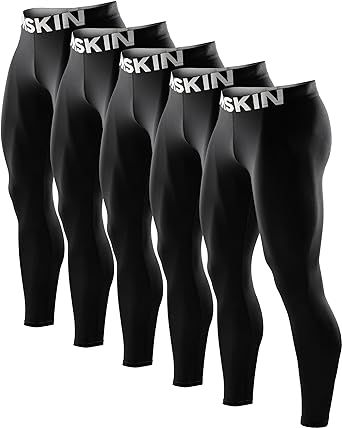 Photo 1 of DRSKIN 5, 4, 3 or 1 Pack Men’s Compression Pants Tights Leggings Sports Baselayer Running Athletic Workout Active
