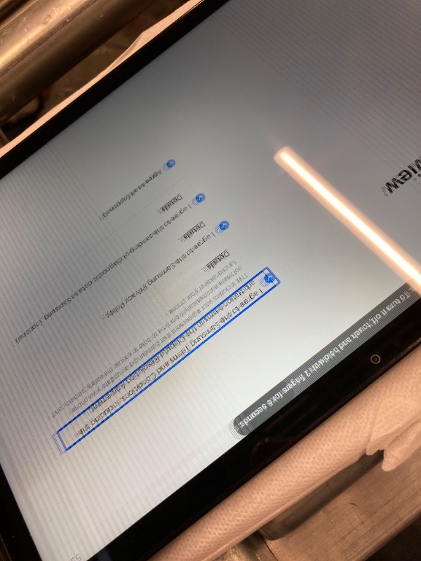 Photo 4 of SAMSUNG Galaxy Tab A9+ 11” 64GB Android Tablet, Big Screen, Quad Speakers, Upgraded Chipset, Multi Window Display, Slim, Light, Durable Design, US Version, 2023, Graphite Tablet 64 GB Graphite ***GLITCHED SCREEEN***SOLD AS PARTS