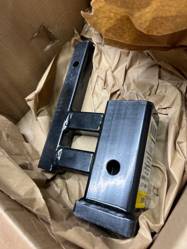 Photo 1 of 1-1/4 in. to 2 in. Class II Hitch Adapter with 4 in. Rise and 3-3/8 in. Drop