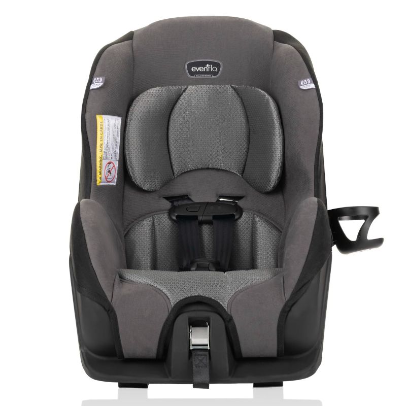 Photo 1 of Evenflo Tribute LX 2-in-1 Lightweight Convertible Car Seat, Travel Friendly (Saturn Gray)