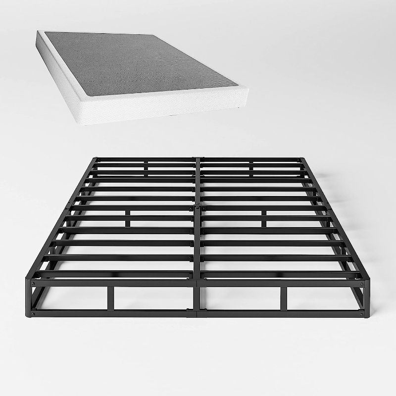 Photo 1 of **** MISSING PARTS*** King Box Spring Strong Metal Frame Mattress Foundation
