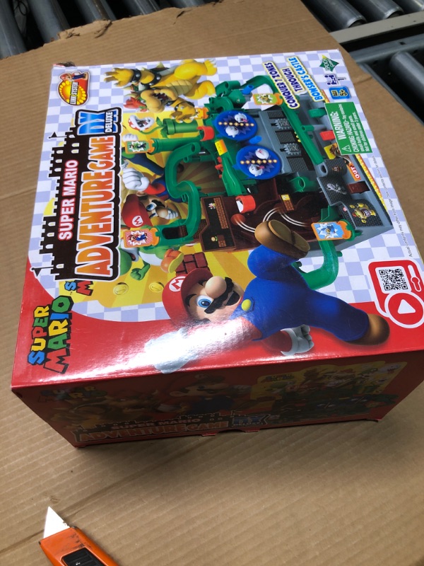 Photo 2 of EPOCH Super Mario Adventure Game DX, Tabletop Skill and Action Game with Collectible Super Mario Action Figures