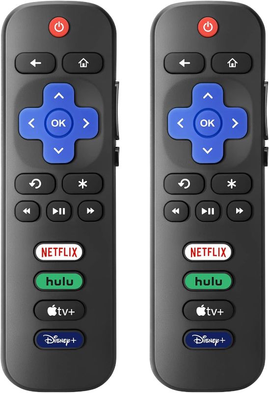 Photo 1 of ?Pack of 2?New Universal TV Remote for All Roku TV?Replacement Compatible Roku Only Remote, Replacement TCL Roku/for Hisense Onn TV(Not Stick and Box)
