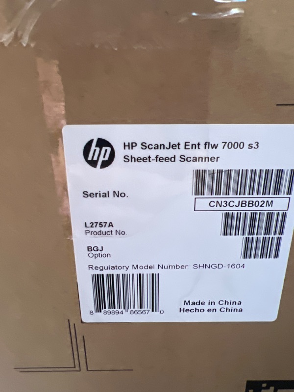 Photo 2 of HP Scanjet Enterprise Flow 7000 s3 Sheet-Feed Scanner