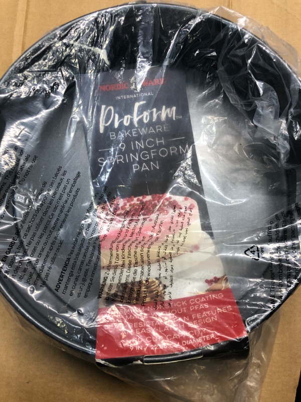 Photo 1 of Nordic Ware Pan Springform, 9 Inch, Charcoal 9 Inch Leakproof Springform Pan Pan