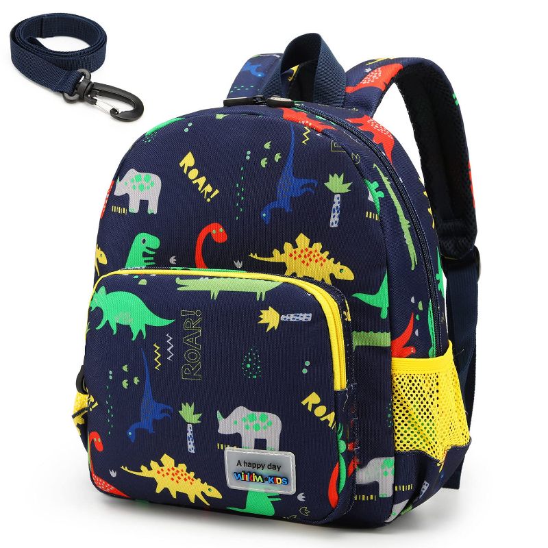 Photo 1 of 3D Dinosaur Backpack Toddler Backpacks for Boys and Girls Kids Backpack Waterproof Preschool Safety Harness Leash (Roar)