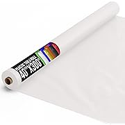 Photo 1 of Exquisite White Plastic Table Cover Roll 40" X 300' Table Cloth Plastic Cover Roll - Premium Quality Banquet Rolls - Disposable Tablecloth Rolls - Table Cloth Rectangle Table Rolls