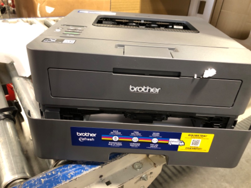 Photo 3 of Brother HL-L2405W Wireless Compact Monochrome Laser Printer with Mobile Printing, Black & White Output | Includes Refresh Subscription Trial(1), Amazon Dash Replenishment Ready New: HLL2405W (Wireless)