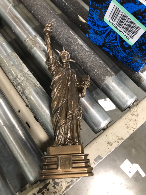 Photo 1 of 12.38 Inch The Statue of Liberty Cold Cast Bronze Sculpture Figurine