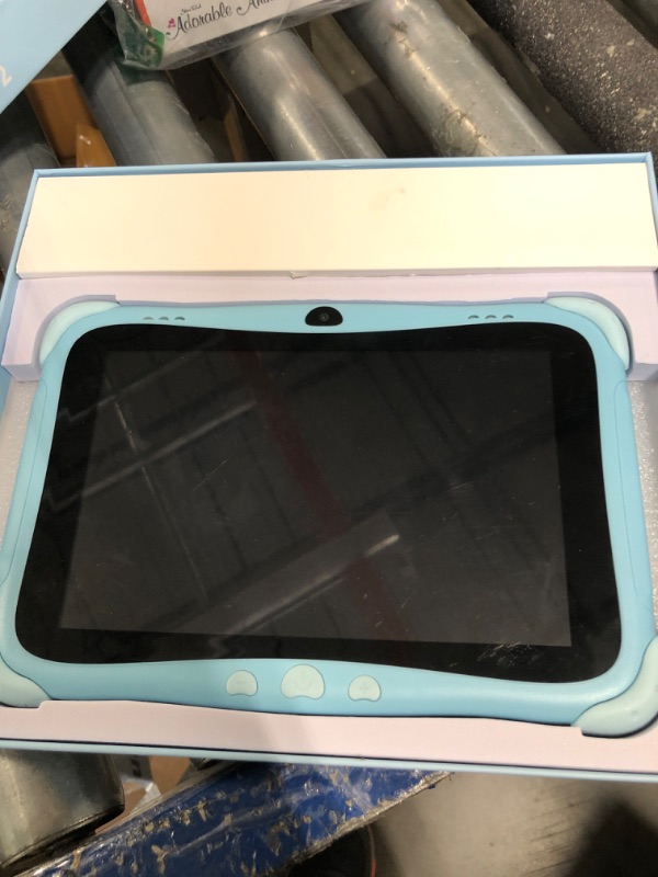 Photo 3 of ****USED** HQNWEIER 8 inch Kids Tablet, Quad Core Android 11, 2GB+32GB, WiFi, Bluetooth, Dual Camera, Educationl, Games,Parental Control, Kids Software Pre-Installed (Blue 1)