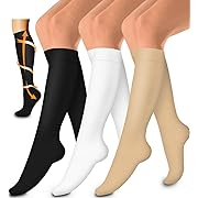 Photo 1 of Laite Hebe 3 Pack Medical Compression Sock-Compression Sock for Women and Men-Best for Running,Nursing,Sports