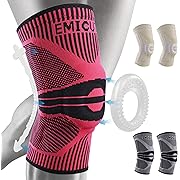 Photo 1 of Knee Sleeve – Knee Braces with Side Stabilizers - Knee Support for Knee Pain, Weightlifting, Sports and Workout