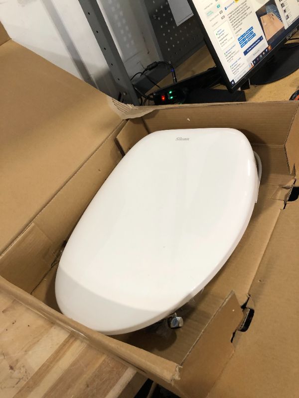 Photo 3 of ****NEEDS CLEANED**** VIVOHOME Smart Heated Bidet Toilet Seat with Self-Cleaning Nozzle for Rear and Front Cleansing, Warm Air Dryer with Adjustable Temperature Settings, Soft Close Lid, Nightlight