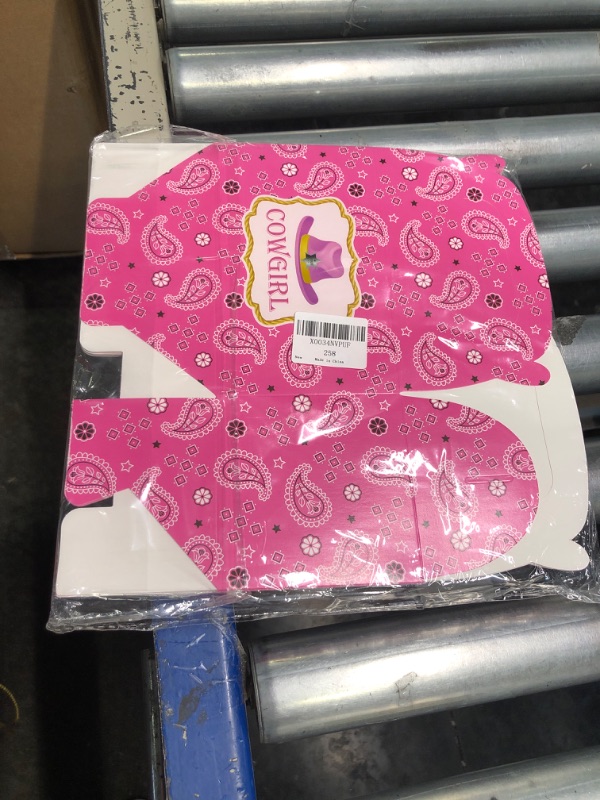 Photo 1 of 12 PCS Cowgirl Birthday Party Supplies Cowgirl Birthday Party Favor Boxes Cowgirl Goodie Bags Cowgirl Party Decoration Cowgirl Birthday Party Gift Cowgirl Birthday Party Favor