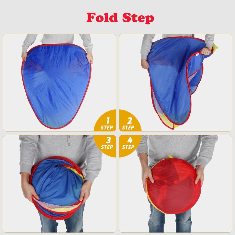 Photo 1 of EocuSun Pop Up Play Tent, Ball Pit Play Tent Kids Playhouse for Indoor and Outdoor, Foldable Tent for Kids Girls & Boys Toys (Balls Not Included) (Multicolor)