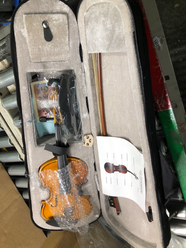 Photo 3 of **READ NOTES BEFORE PURCHASING ITEM** 
DEBEIJIN Violin for Kids Adults Beginners - Premium Handcrafted Kids Violin - Ready To Play 1/4 Violin - Beginner Student Violin