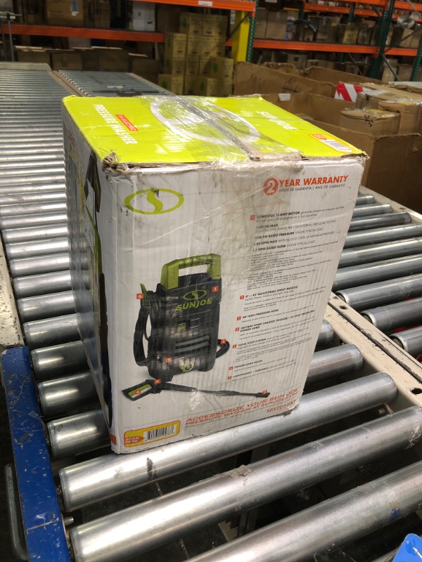 Photo 1 of 1600 PSI Max 1.45 GPM 11 Amp Cold Water Electric Pressure Washer with Adjustable Spray Wand