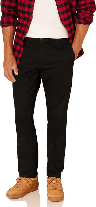 Photo 1 of Amazon Essentials Men's Slim-Fit Wrinkle-Resistant Flat-Front Chino Pant
36W x 44L