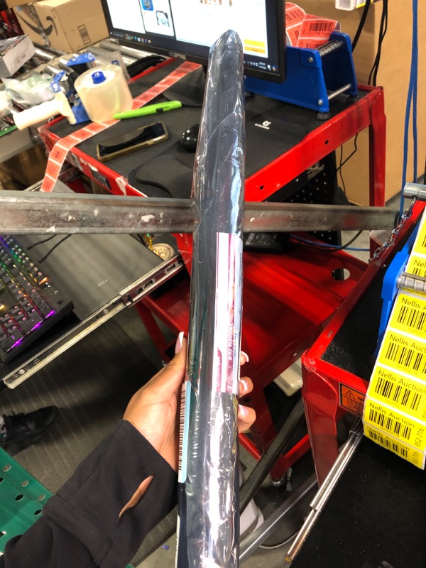 Photo 1 of LovePads 2mm Thick Clear Round Desk Protector 24 Inch Round Desk Mat Clear Round Desk Cover Protector PVC Plastic Table Cover for Office & Writing Desk Tabletop 24" Round Round Clear 2mm