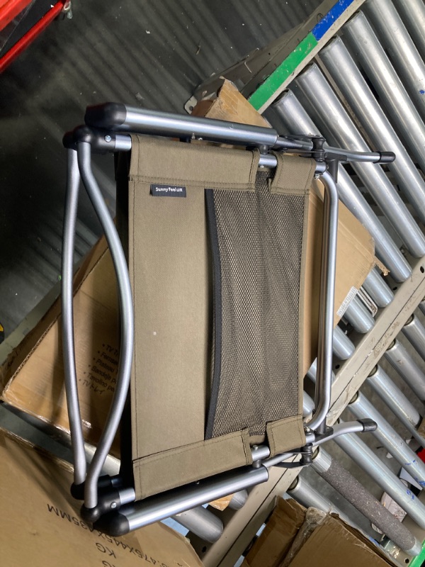 Photo 1 of Folding Camping Chairs Lightweight Picnic Chairs Aluminum Chair Frame Lawn Chairs with Armrests & Back Storage Bag Portable
