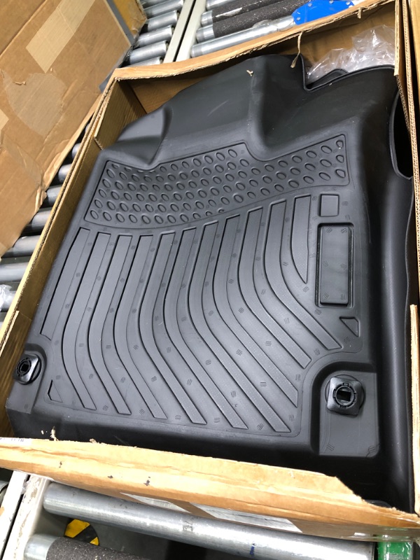 Photo 3 of Binmotor-All Weather Custom Floor Mats for Acura MDX 2024 2023 2022,1st & 2nd & 3rd Row Full Set Car Mats TPE,Heavy Duty Car Floor Liners Guard Black Automotive MDX Accessories MDX 2022-2024(3rows)