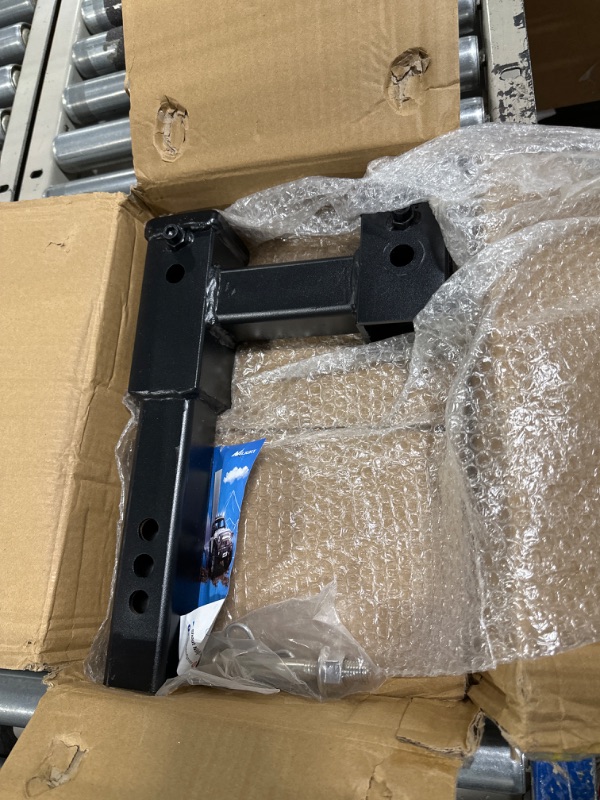 Photo 1 of Nilight Dual Hitch Extension with Bolt Nut Kit Fits for 2 inch Receiver Extender to 10 inch Max Length Adjust 7-1/2" Riser or Drop 4,000 lbs GTW, 2 Years Warranty 2" Dual Hitch Extender