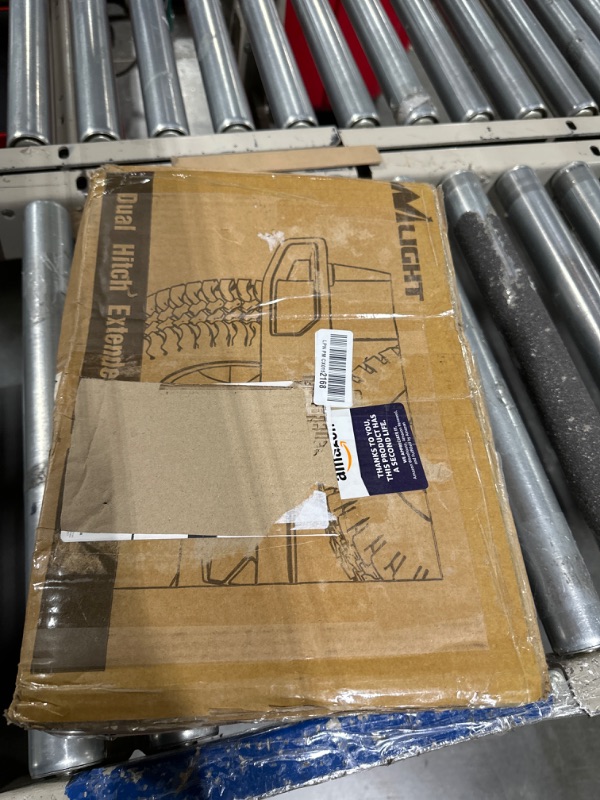 Photo 1 of Nilight Dual Hitch Extension with Bolt Nut Kit Fits for 2 inch Receiver Extender to 10 inch Max Length Adjust 7-1/2" Riser or Drop 4,000 lbs GTW, 2 Years Warranty 2" Dual Hitch Extender