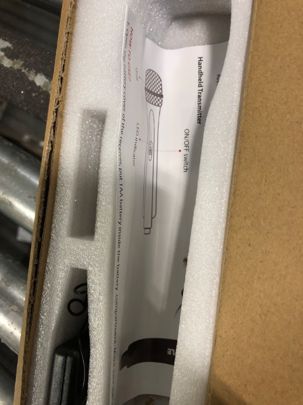 Photo 1 of Pyle Portable VHF Wireless Microphone System - Professional Battery & Universal Speaker Stand - Mount Holder Rubber Capped Tripod; Locking Safety PIN and 35mm Compatible Insert- PSTND1 Portable Microphone + Speaker Stand