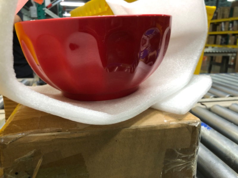 Photo 4 of ****1 PC*** Red Porcelain Fluted Bowl