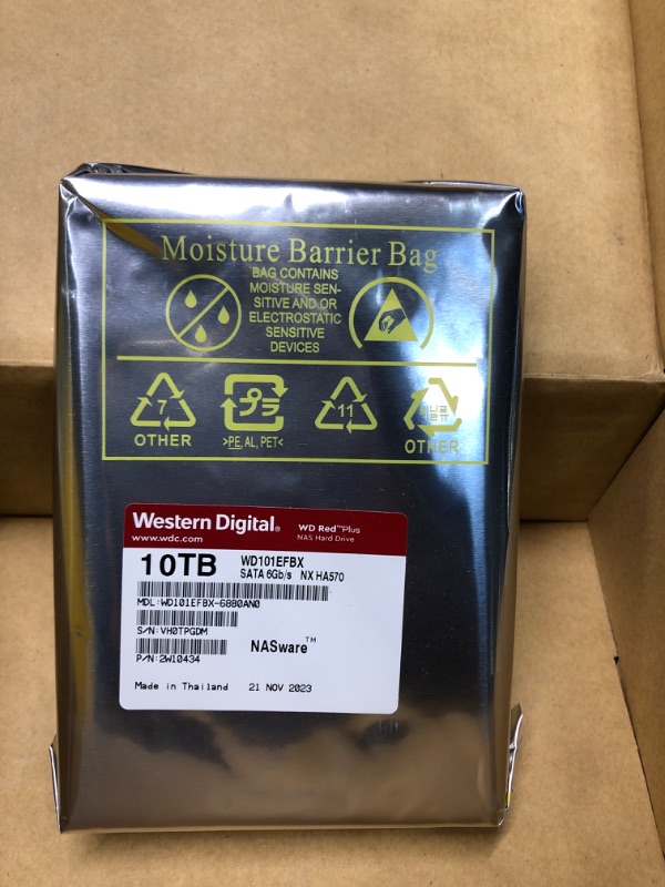 Photo 1 of WD 10TB Red Plus 7200 rpm SATA III 3.5" Internal NAS HDD